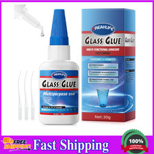 Super Glue Glass Repair 30  g   Clear Instant Adhesive for Jewelry  Crystal