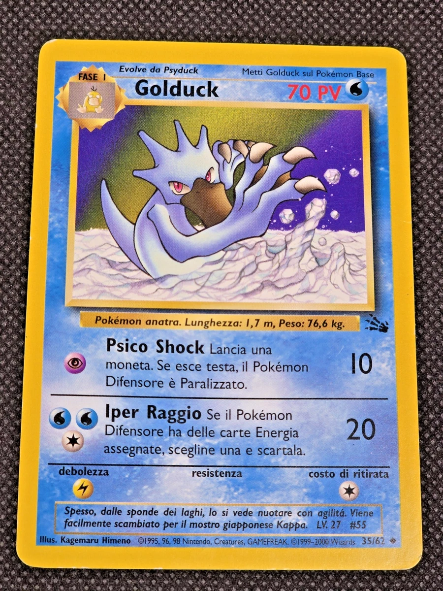 1995 golduck pokemon card value Golduck 35/62 Fossil for sale