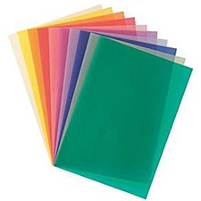 Papier Transparent 10 Couleurs Assorties