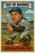 GX165 Dave Kingman Cubs - Out of Bounds 4x6 12x18 16x24 Photo