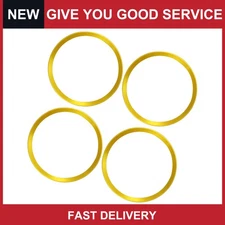 Pack of 4 for Mazda 3 CX-30 Wheel Rim Center Cap Hub Rings Cover Gold Tone