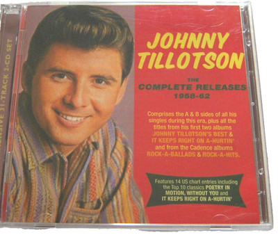 JOHNNY TILLOTSON ''The Complete Releases 1958-62'' 2018 UK CD ACROBAT NEU/Blister