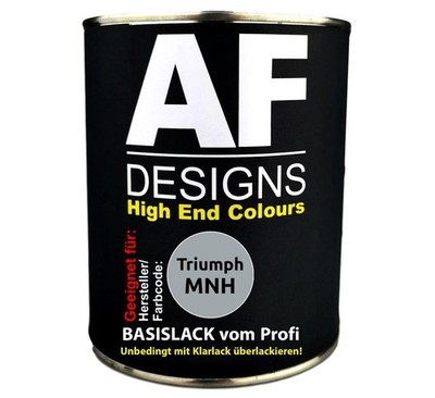 250ML Autolack für Triumph MNH Sparkle Silver Metallic Basislack spritzfertig