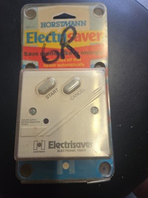 Vintage Horstmann Electrisaver Elektronische Zeitschaltuhr