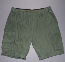 Boy Scouts of America Dark Green Cotton/Poly Cargo Hiking Shorts Men's 38