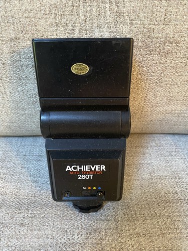 Achiever 260T Auto-Thyristor Camera Strobe Flash! Vintage 35mm - Picture 3 of 7
