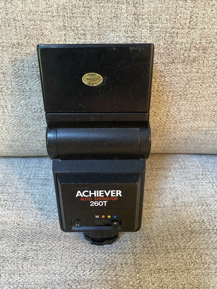 Achiever 260T Auto-Thyristor Camera Strobe Flash! Vintage 35mm - Image 3 of 4