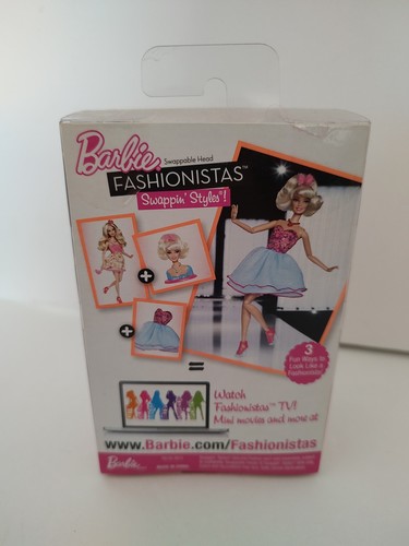 Barbie Fashionistas 2010 Nuova Stile Scambiabile Barbie Testa di Bambola "Cutie" - Foto 3 di 10