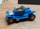 Vintage Hot Wheels Redline 1968 Blue Hot Heap - Dark Interior MUST SEE PICS!!