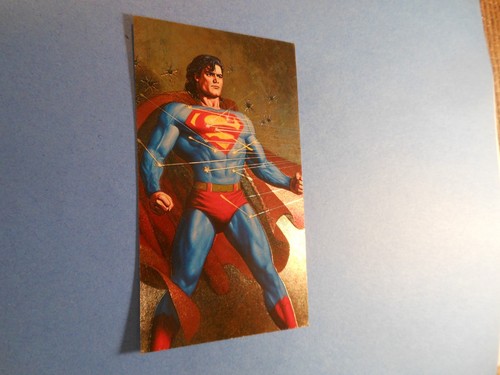 1994 Superman Skybox S3 DC Comics Spectra-Etch Foil Platinum - Picture 3 of 6