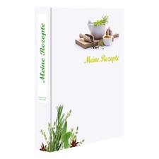PRICARO Rezeptordner "Gewürze" A4 1 Stück Ringbuch Ordner für DIY Rezepte