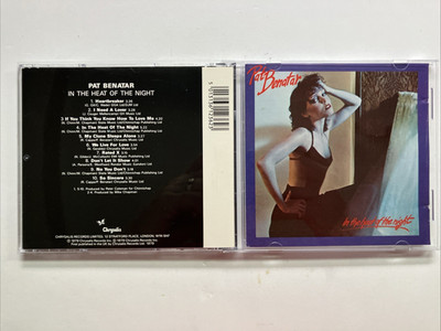 In the Heat of the Night by Pat Benatar (CD, Jul-1996, Chrysalis Records)
