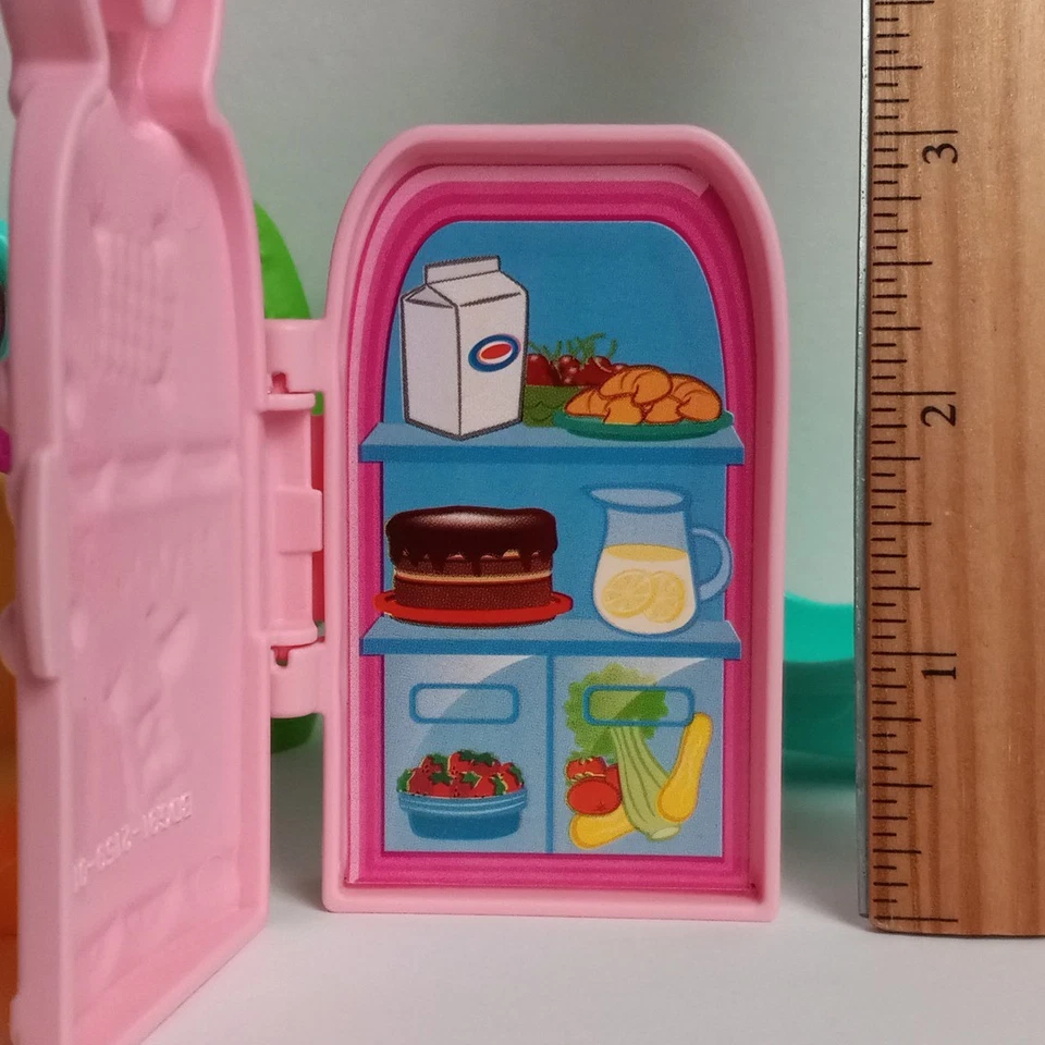 Disney Minnie Mouse Arco Casa de Muñecas Muebles Lote Horno Nevera Bañera Silla Topiario Foto 3 de 4