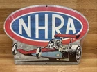 2D Flat,Vintage NHRA Drag Racing Tin Metal Signs Home Décor 15x 11 Retro Garage