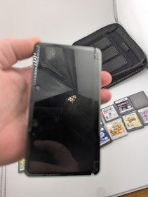 Nintendo 3DS 2GB Handheld System - Cosmo Black 22 Games NO CHARGER