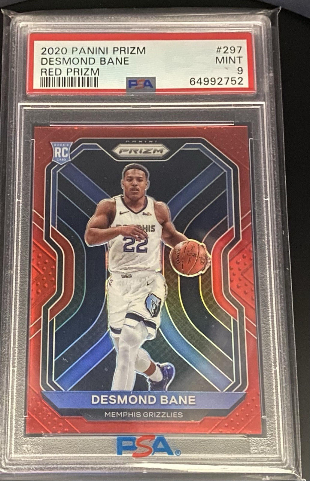 2020-21 Panini Prizm - Desmond Bane #297 Red Prizm /299 (RC)