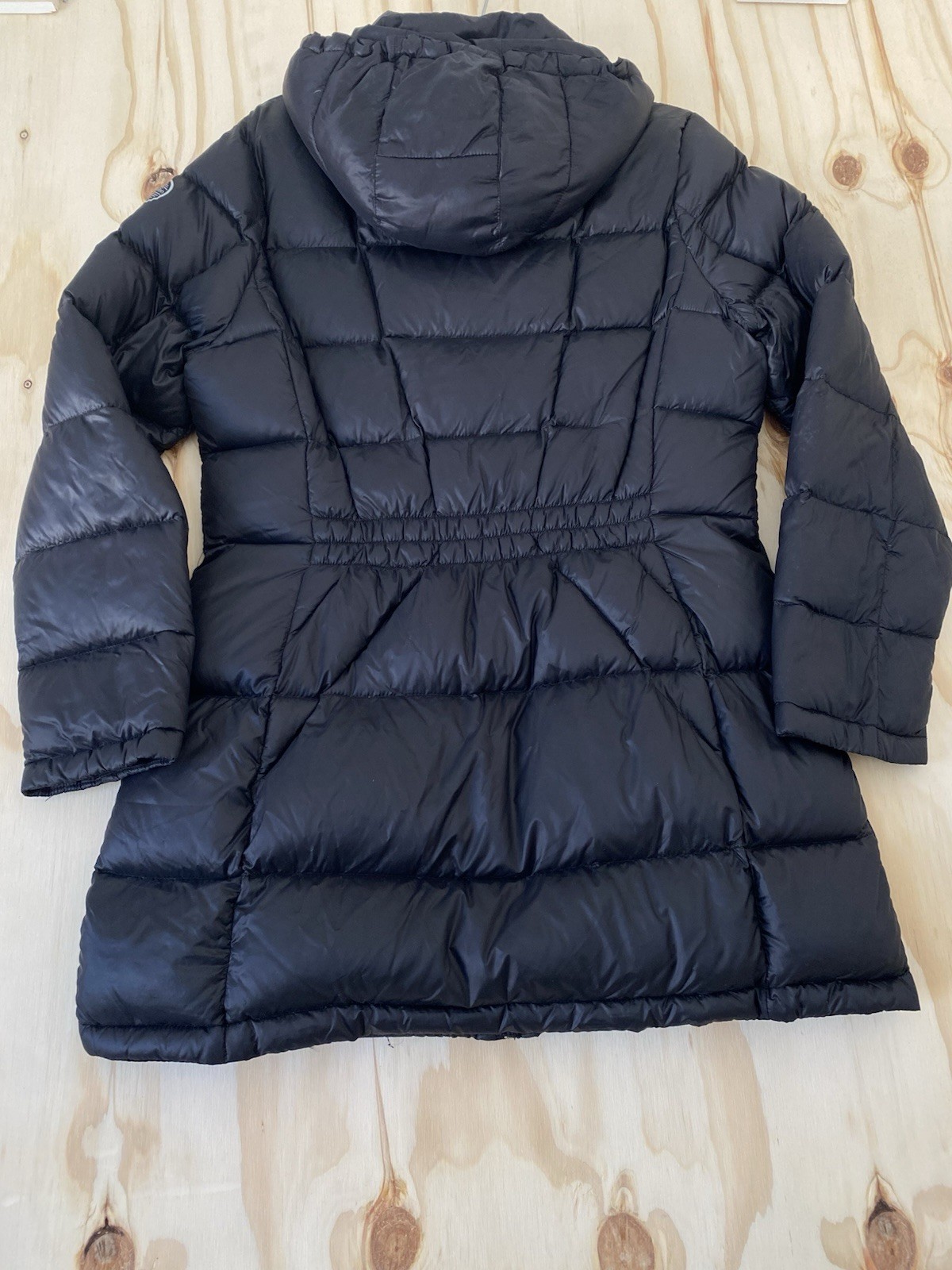 Calvin Klein Packable Premium Down Puffer Coat Black Women's Large thumbnail 2