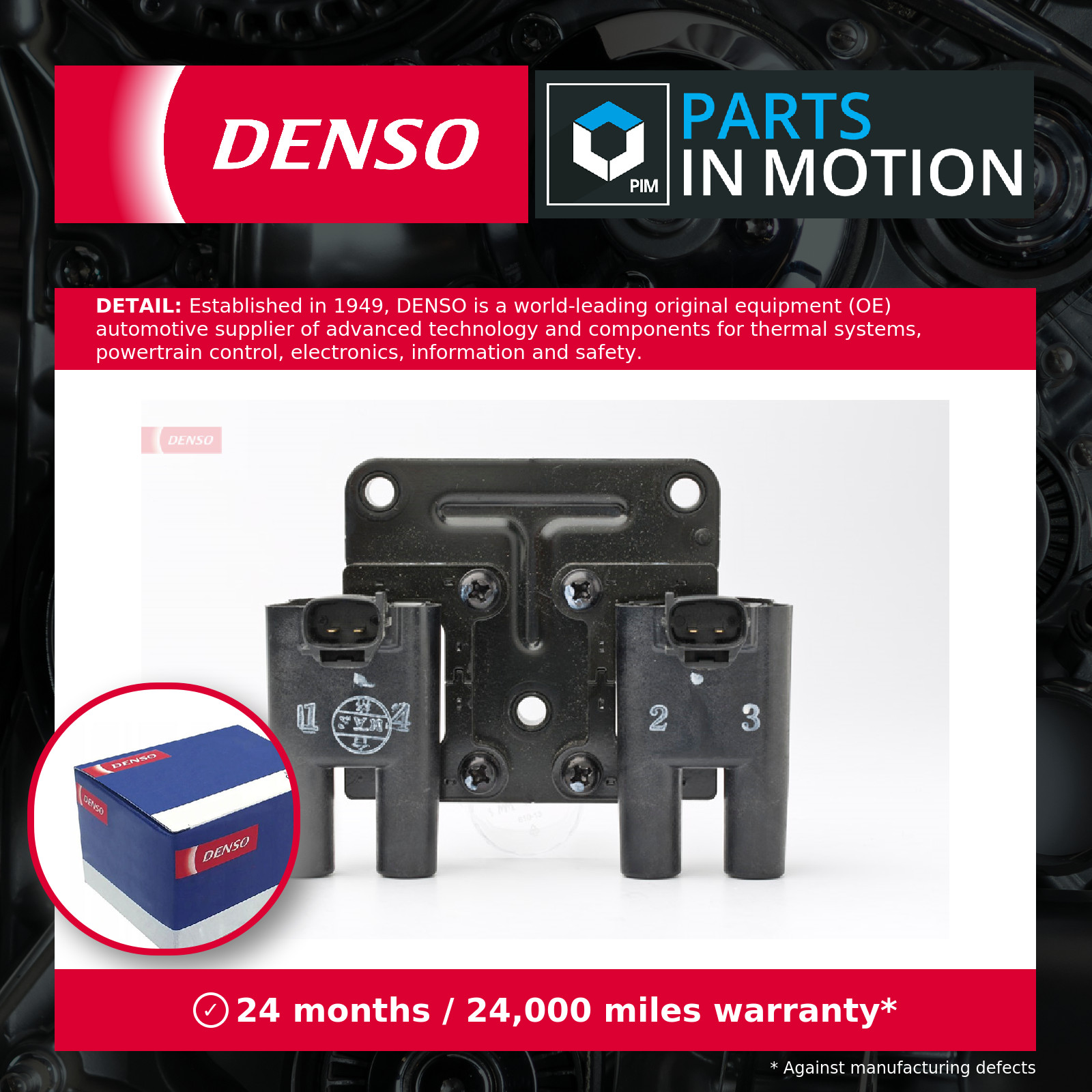 Denso Ignition Coil DIC-0117 96453420 Premium OE Quality Part - Image 4