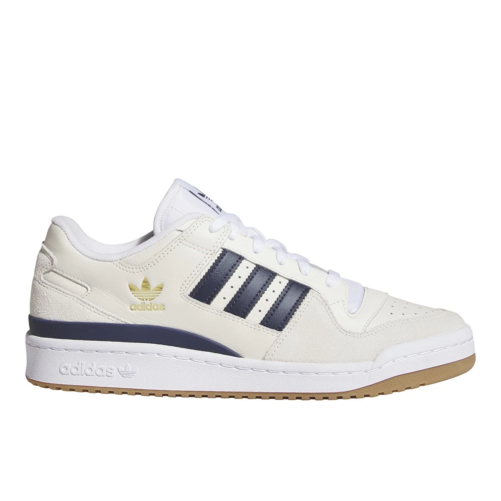 adidas Forum Low Lace Up Mens Off White Sneakers Casual Shoes HQ9422