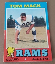 1971 Topps Tom Mack #94 - Los Angeles Rams