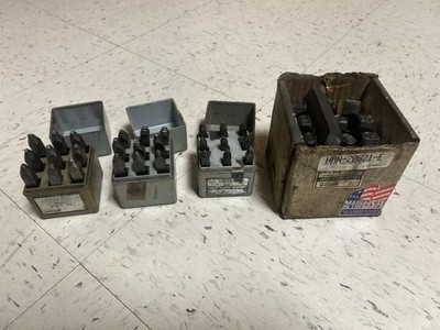 C.H. Hanson Steel Number Stamp Sets Lot   1/2 , 1/8 , 1/8 , 1/16    USA