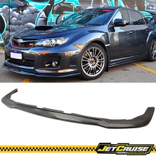 Fits 11-14 Subaru Wrx Sti Hd Style Front Bumper Lip Spoiler Bodykit Pu