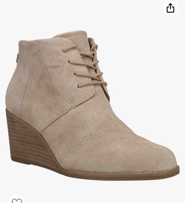 Womens Size 8 Toms Hyde Bootie In Color Sand
