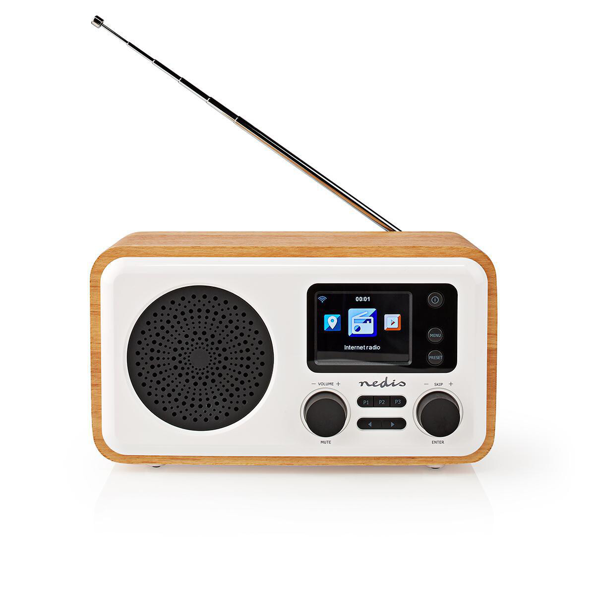 Radio Wi-Fi internet de table Bluetooth DAB + FM écran couleur compacte - 3