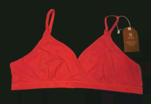 Triangle V Neck Crossover Wireless Non- Padded Bralette No Underwire Soft Bra XL
