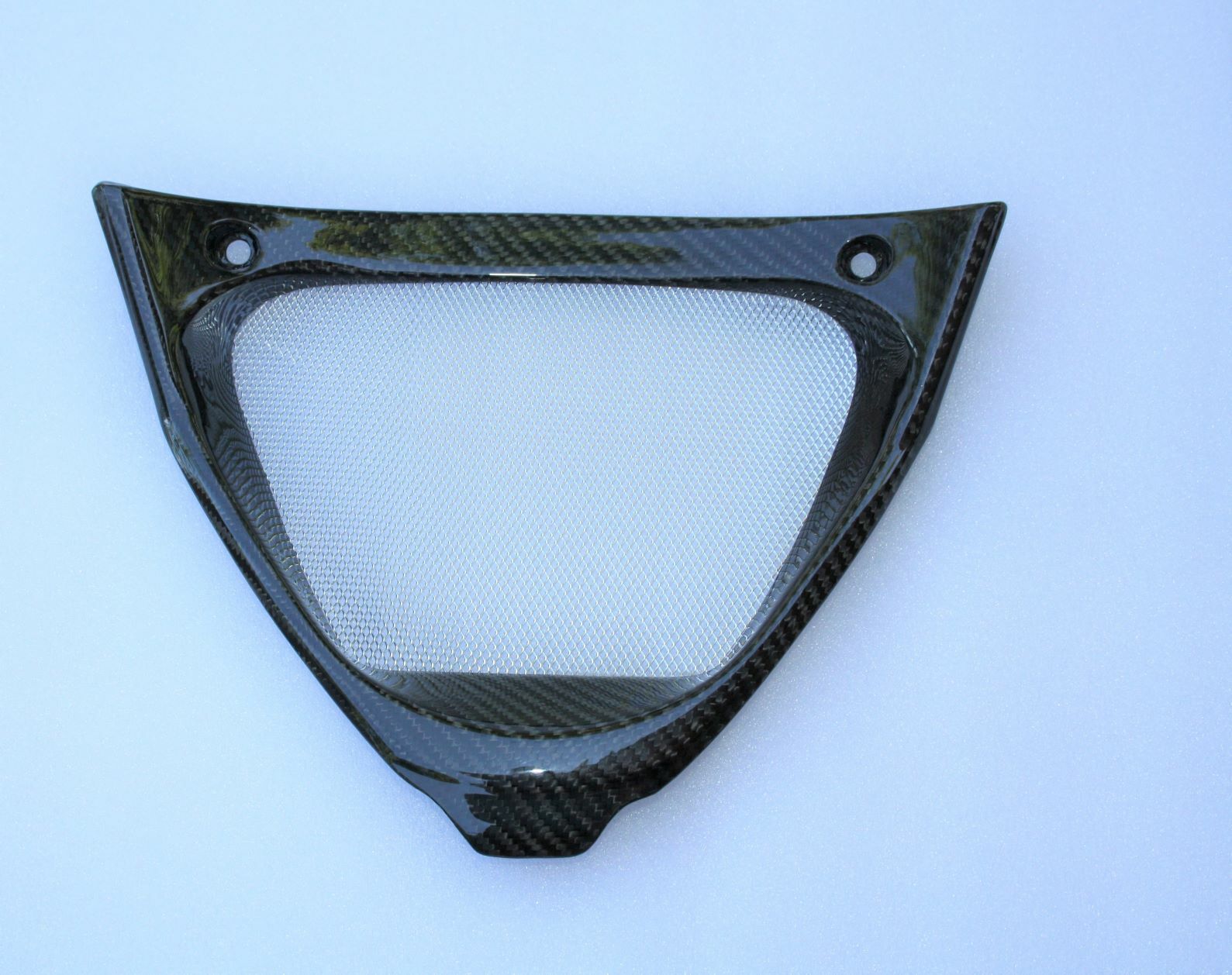 V panel radiateur Aprilia RSV4 1100 Factory en fibre de carbone vernis brillant