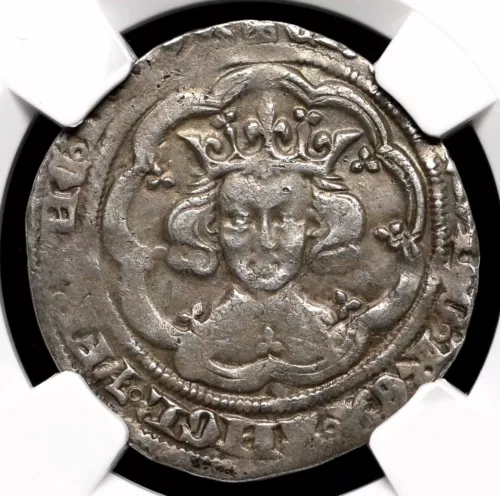 ENGLAND. Edward III. 1327-1377. Hammered Silver Groat, S-1563, NGC XF40