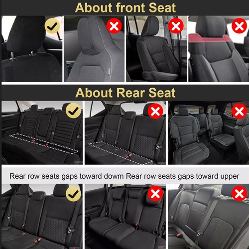 For Mazda 3 6 CX-5 CX-7 5-Seats Car Seat Covers PU Leather Front + Rear Cushion - Picture 8 of 8