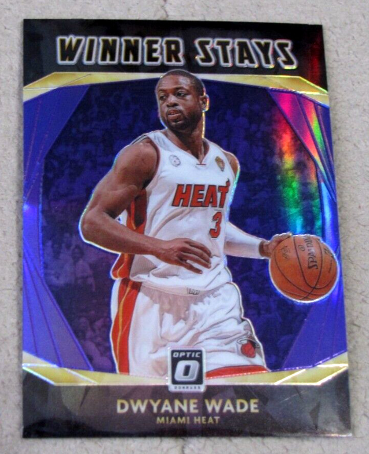2020-21 Donruss Optic Winner Stays Holo #16 Dwyane Wade