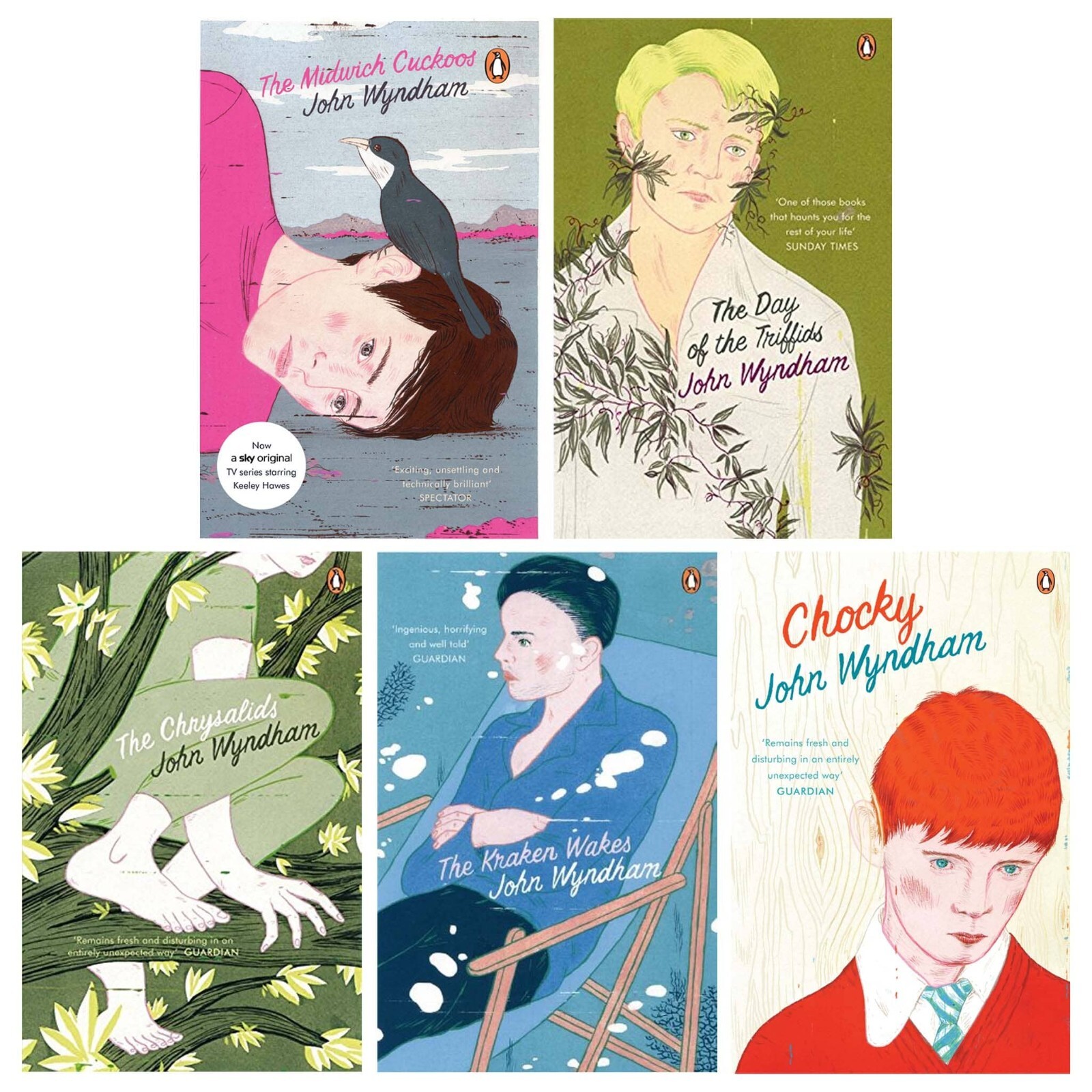 John Wyndham Collection 5 Books Set - Fiction - Paperback