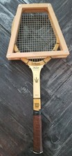 Vintage WILSON Jack Kramer Autograph Tennis Racket Wooden Head Press
