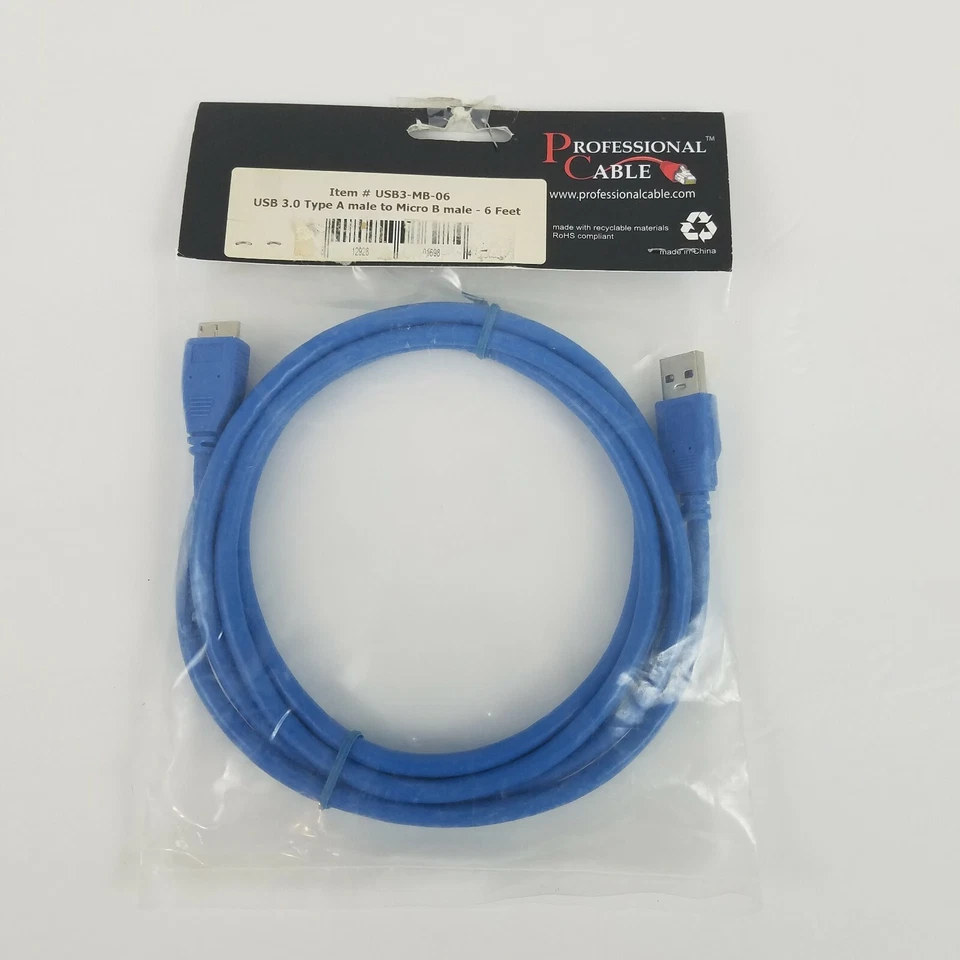 XAVIER USB 3.0 Superspeed Cable USB3-MB-06 - 6 Ft - BRAND NEW - Image 3 of 4