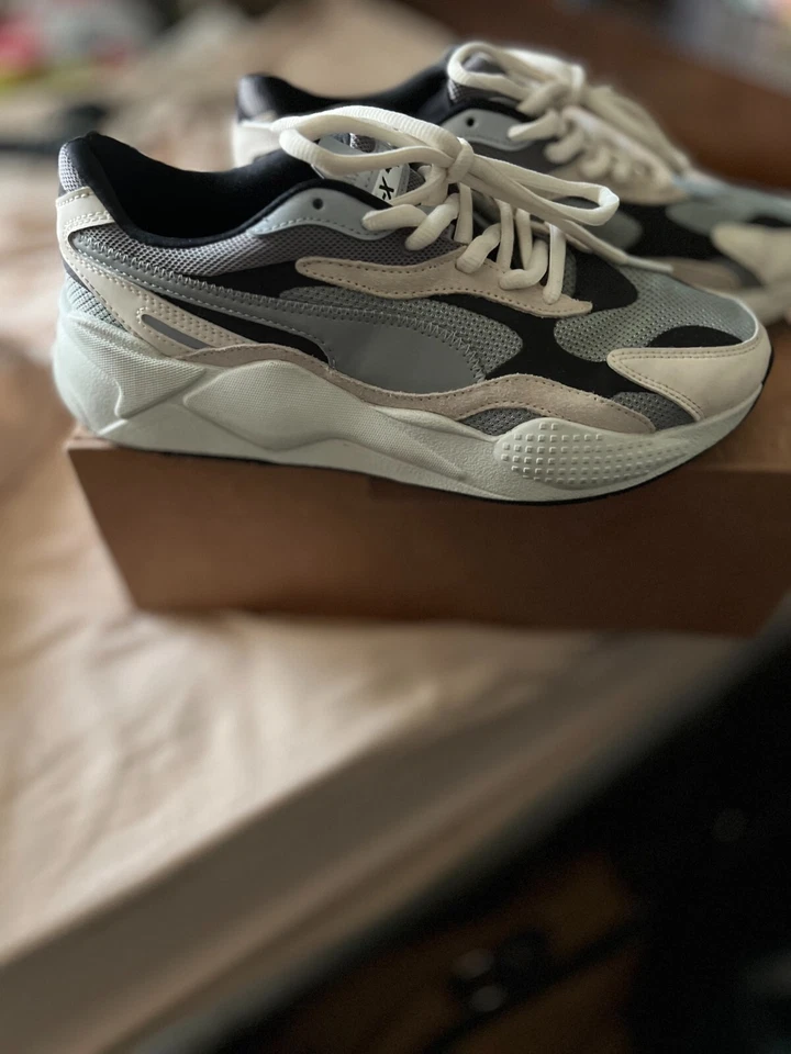 Puma RS-X3 Puzzle trainers in Off White Sz 10.5 M Sz 12 W 371570-01 Unisex - Image 2 of 4