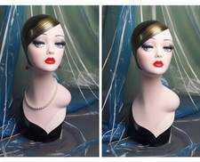 Fiberglass Adult Female Mannequin Vintage Artistic Costume Painted Head Display