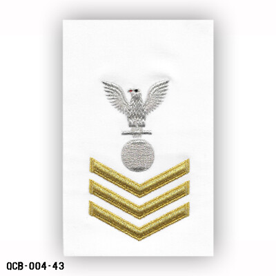 Electrician's Mate White Patch ~ US Navy E-6 Petty Officer First Class ~ NEW