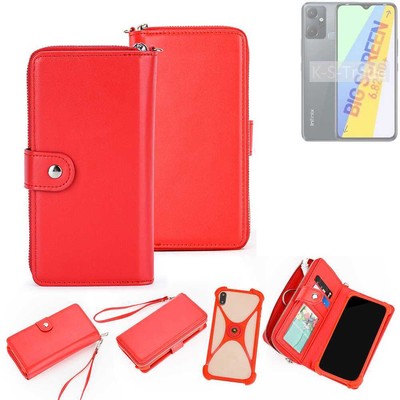 2in1 Hülle Portemonnee für Infinix Smart 6 Plus X6823C Schutzhülle Case Handy
