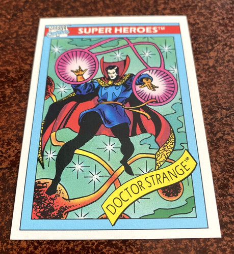 1990 Marvel Comics Super Heroes TM Trading Card Impel DOCTOR STRANGE #34 NM-MT++