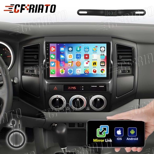 For Toyota Tacoma 2005-2013 9'' Android 13 Car Stereo Radio TouchScreen WiFi CAM