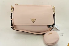 Guess, Woman's Handbags - Eco Gemma Top Zip Shoulder Bag, EYG839518 Powder Pink
