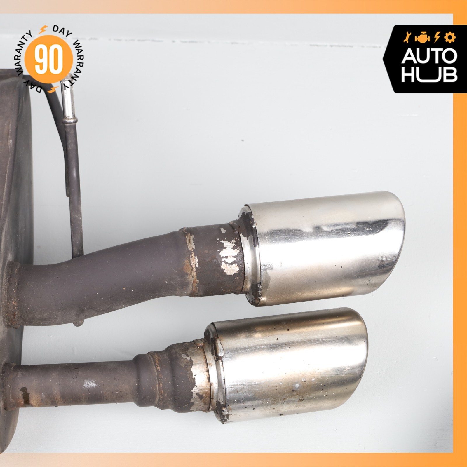Maserati Quattroporte M139 Exhaust Mufflers Dual Tips Left & Right Side Set 51k
