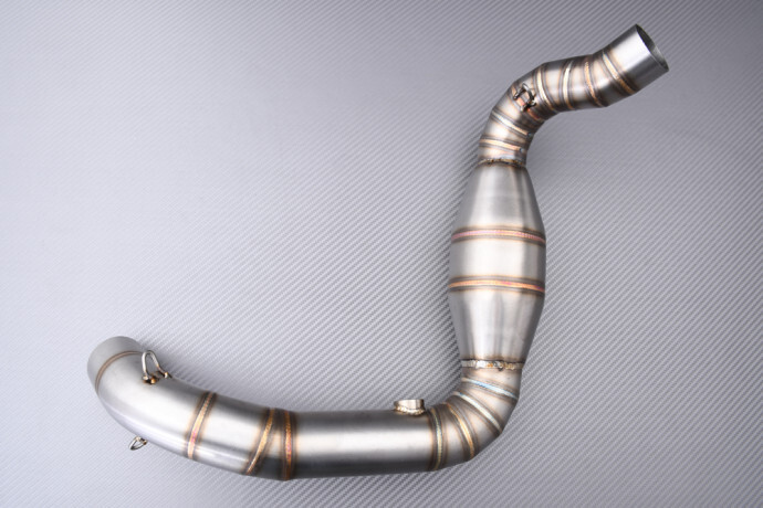 Collecteur d'échappement acier BMW G310GS gain de puissance 2021-2024