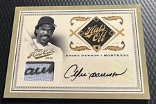 2012 Andre Dawson 07/12 Playoff Prime Cuts Hats Off Logo Cap Auto Expos #2