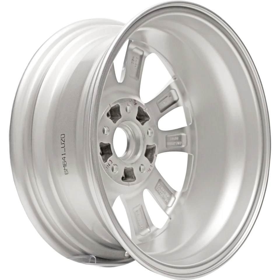 全新 16 英寸 x 6.5 英寸银色合金替换轮圈 2014 - 2018 年适用于马自达 3 — 第 3/4 张图片