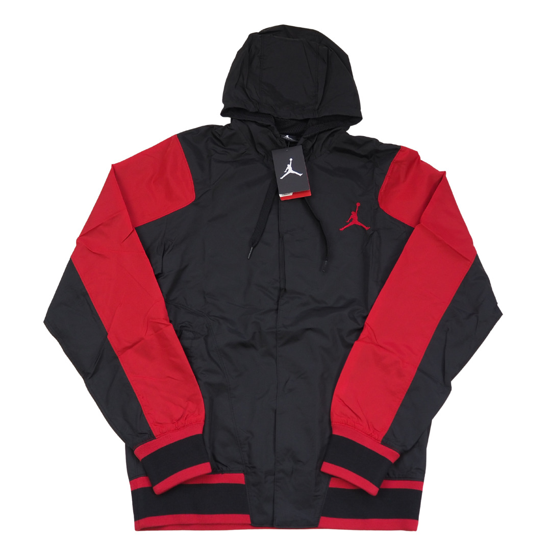 bestøver elevation ufuldstændig Nike Air Jordan 547694 010 Retro 1 Woven Jacket Black Red Men Basketball  Size S | eBay