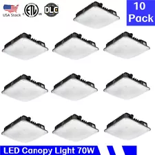10PACK LED Canopy Light 70W Gas Station Parking Lot Corridor Street Garage Light