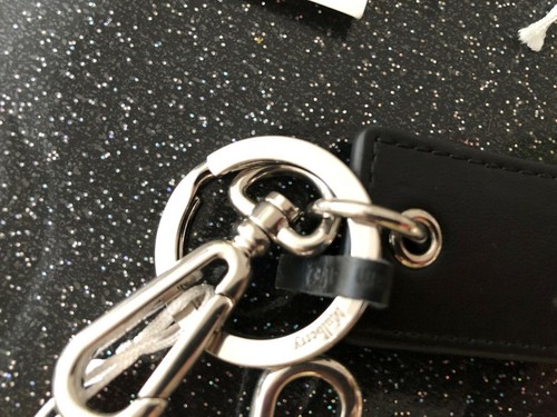 Brand New & Genuine Mulberry Snap Hook Tab Keyring - Choice of Colours - Picture 9 of 9